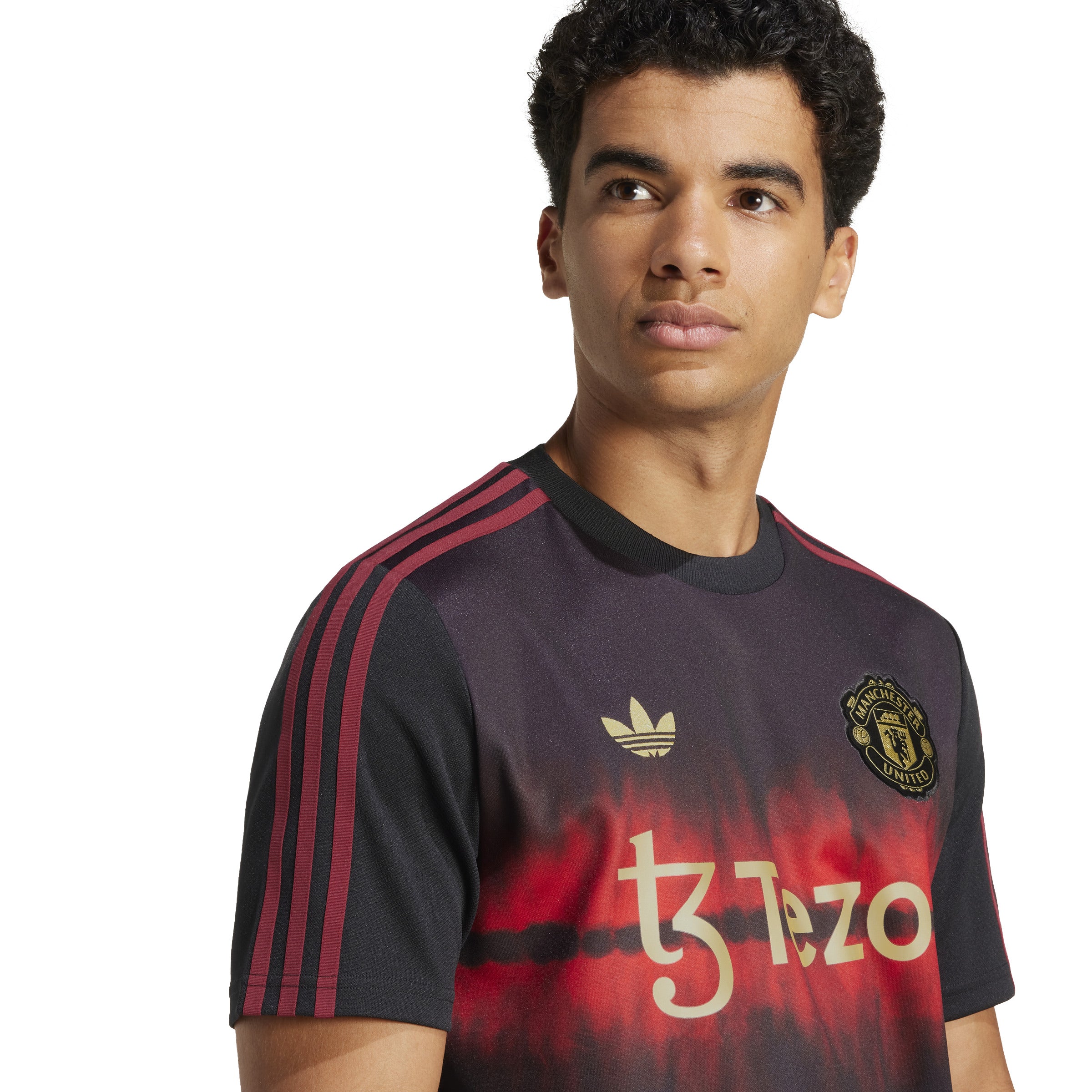 Camiseta adidas del Manchester United CNY 24/25 para hombre, color negro