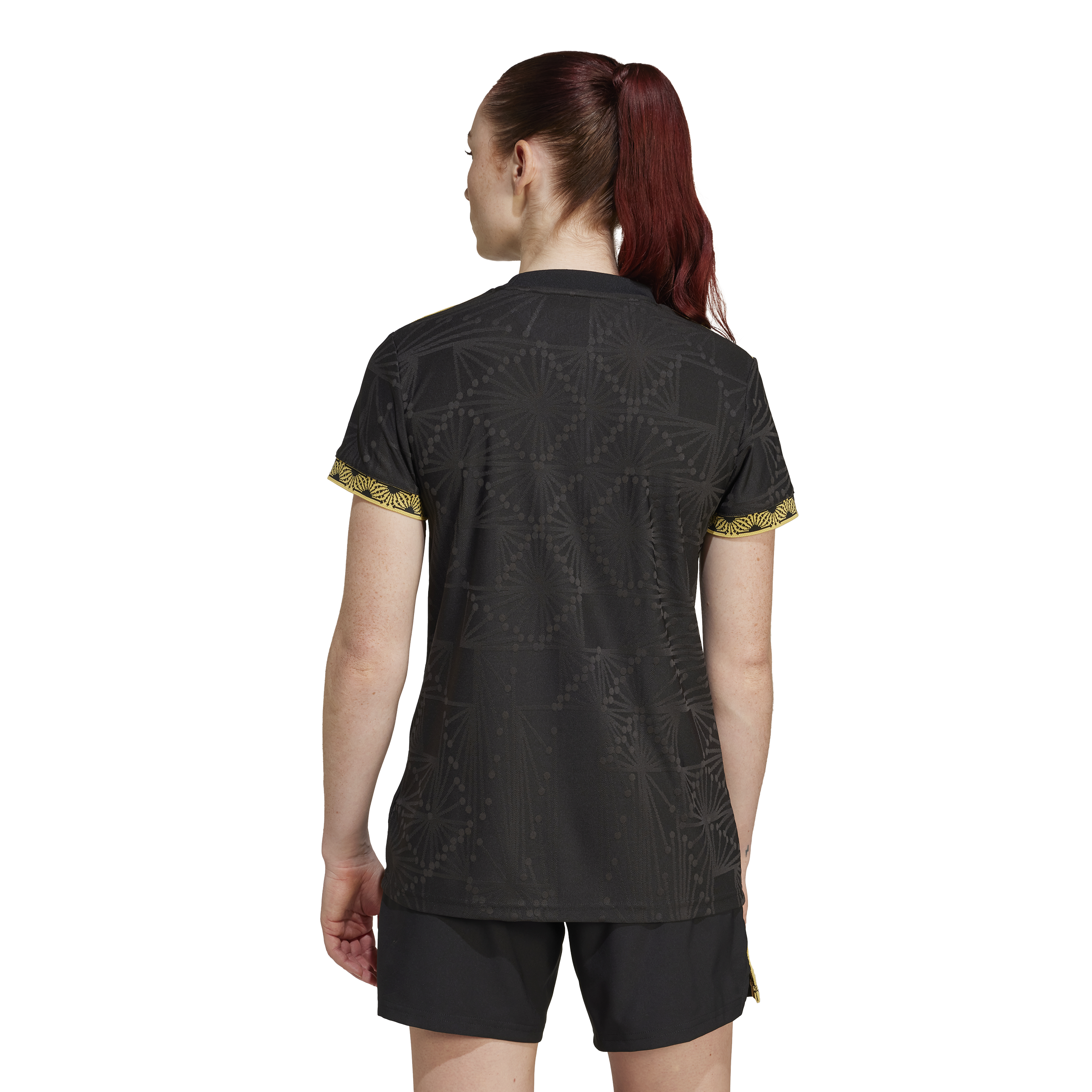 Camiseta adidas México Oro 25 Negra para Mujer