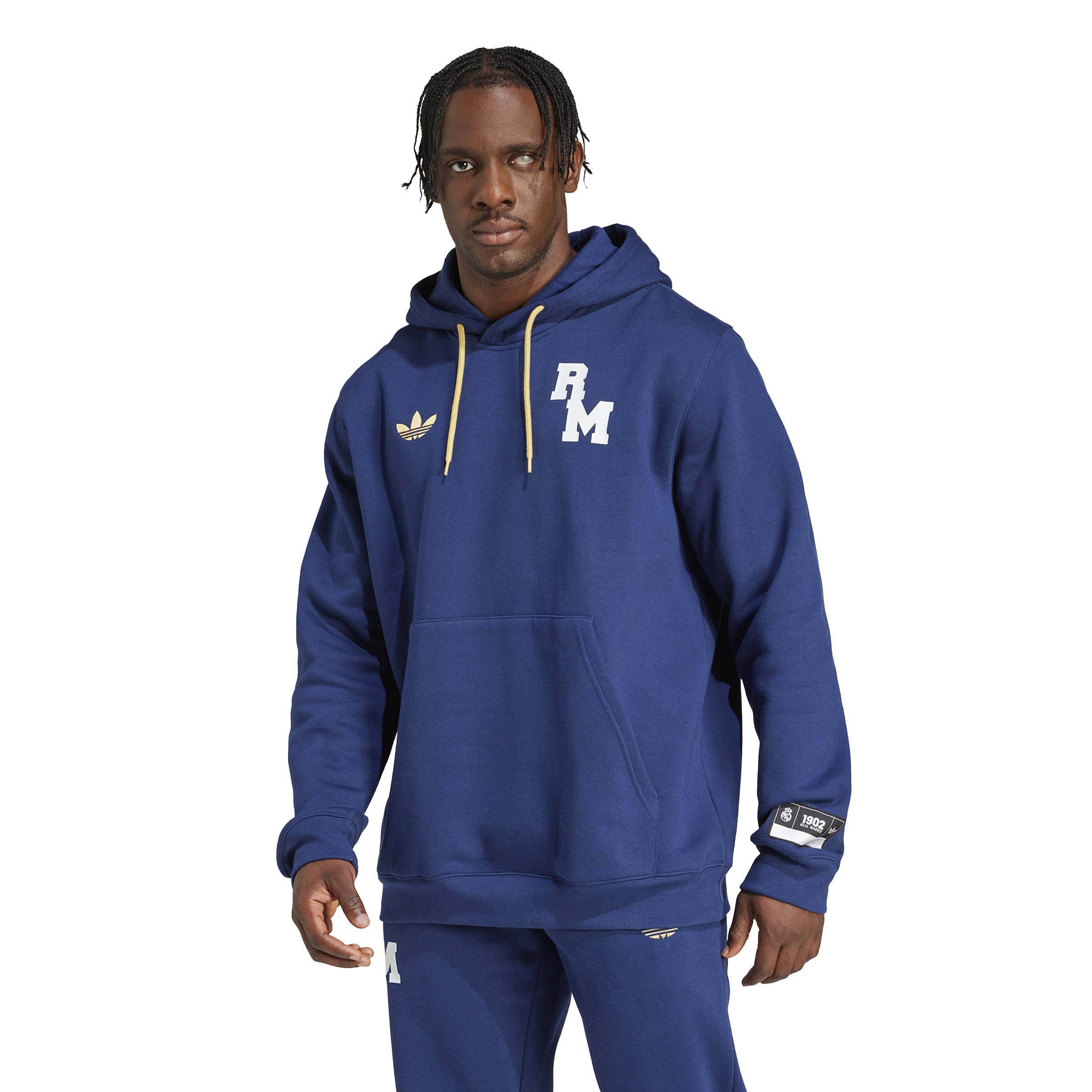 Sudadera con capucha adidas Real Madrid VRCT Team Blue