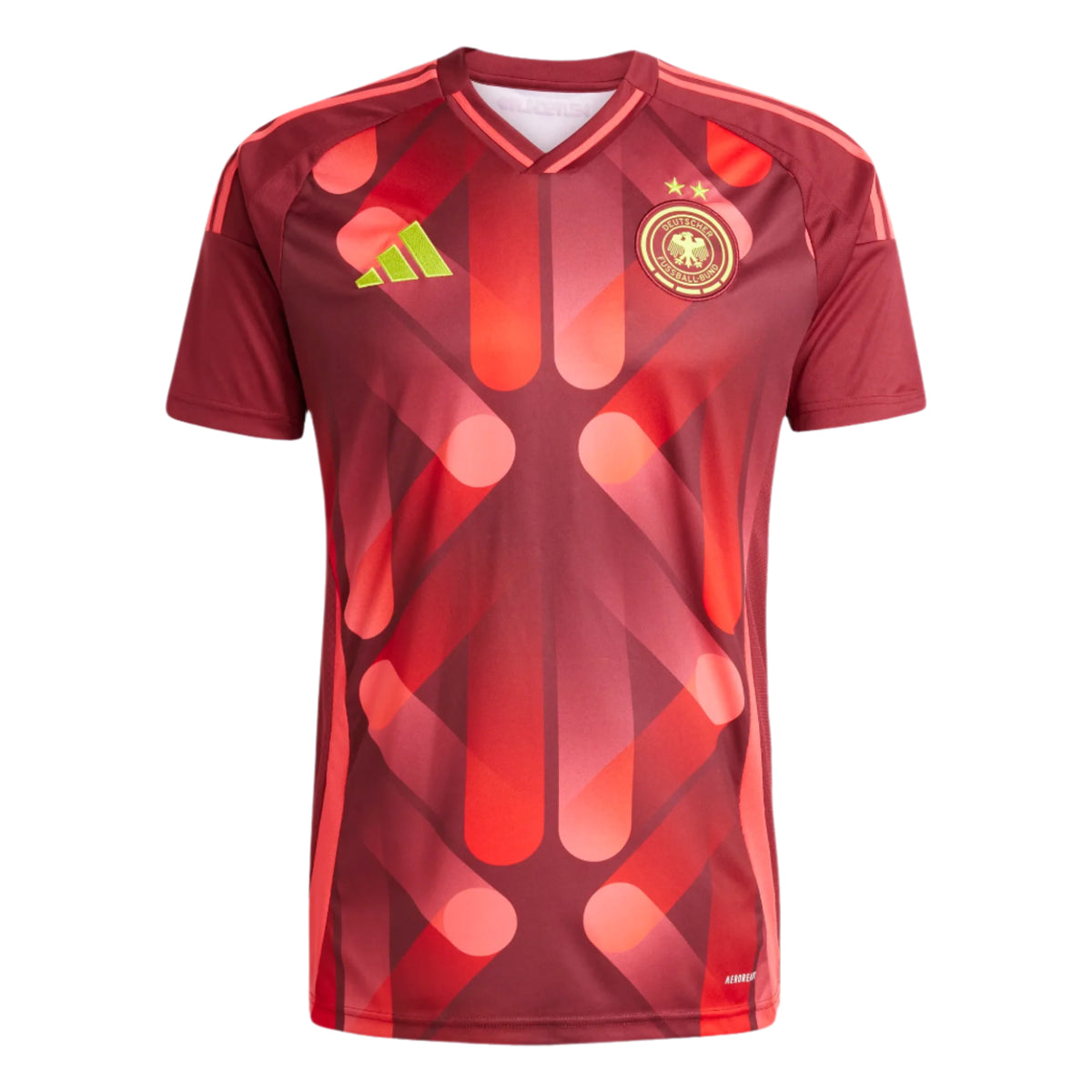 Camiseta de visitante de Alemania (selección femenina) adidas para hombre, color burdeos 25