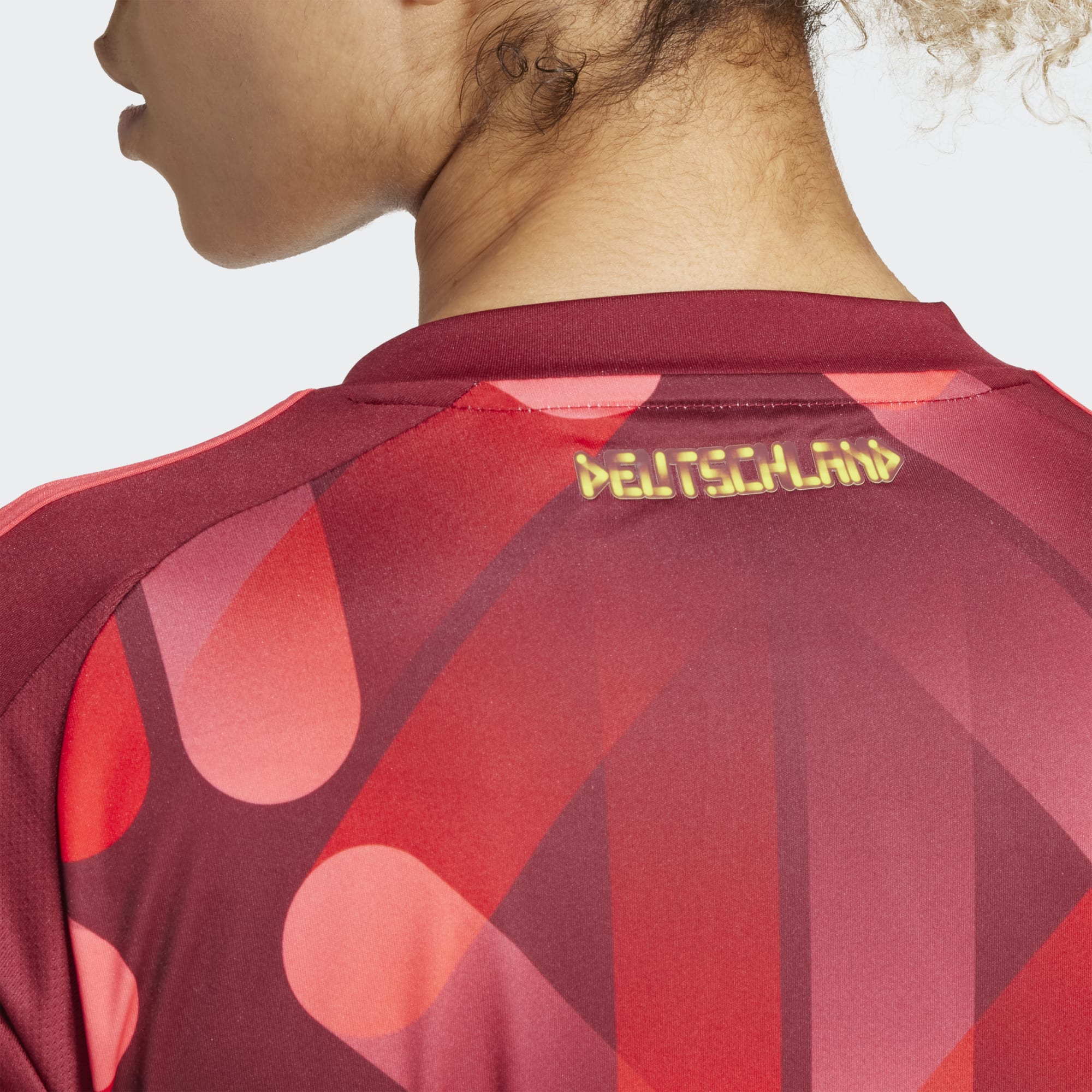 Camiseta de visitante de la selección femenina de Alemania adidas 25 burdeos