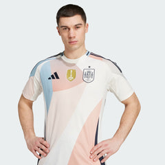 Camiseta visitante de España (selección femenina) adidas para hombre 25 blanca