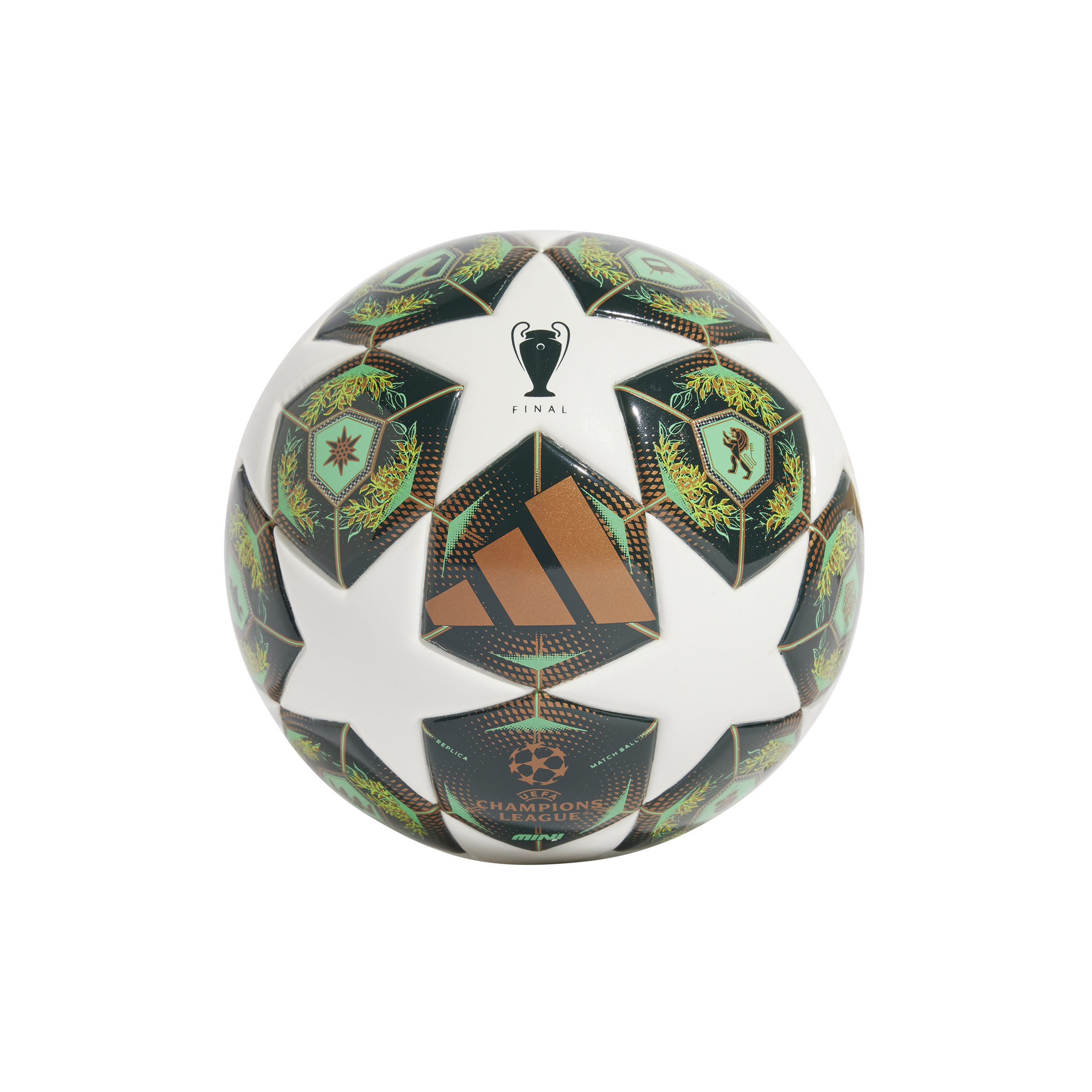 Balón mini adidas UCL 24/25 Knockout Stages blanco