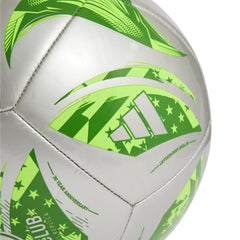 Balón adidas MLS 25 Club plateado/verde