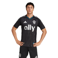 Camiseta adidas de visitante del Charlotte FC 25/26 para hombre, color negro