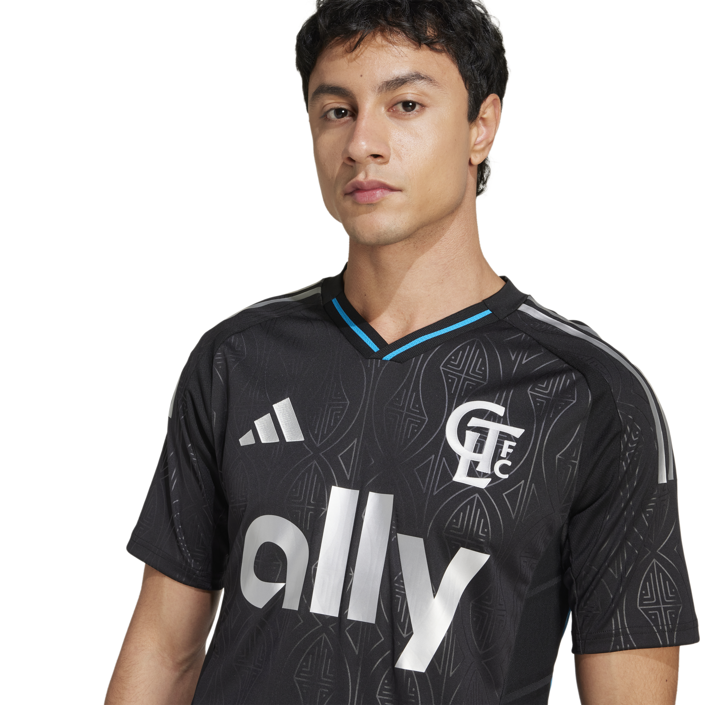 Camiseta adidas de visitante del Charlotte FC 25/26 para hombre, color negro