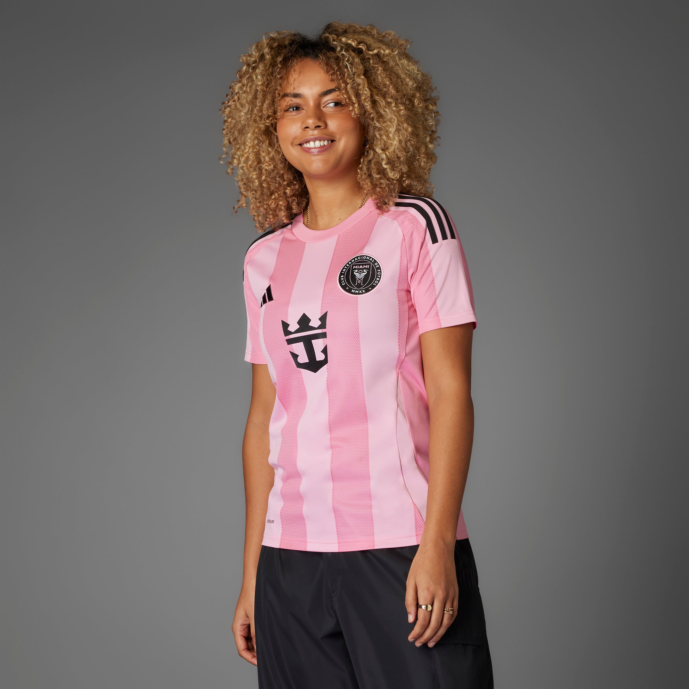 adidas Women's Inter Miami CF Messi Home Jersey 25/26 Pink