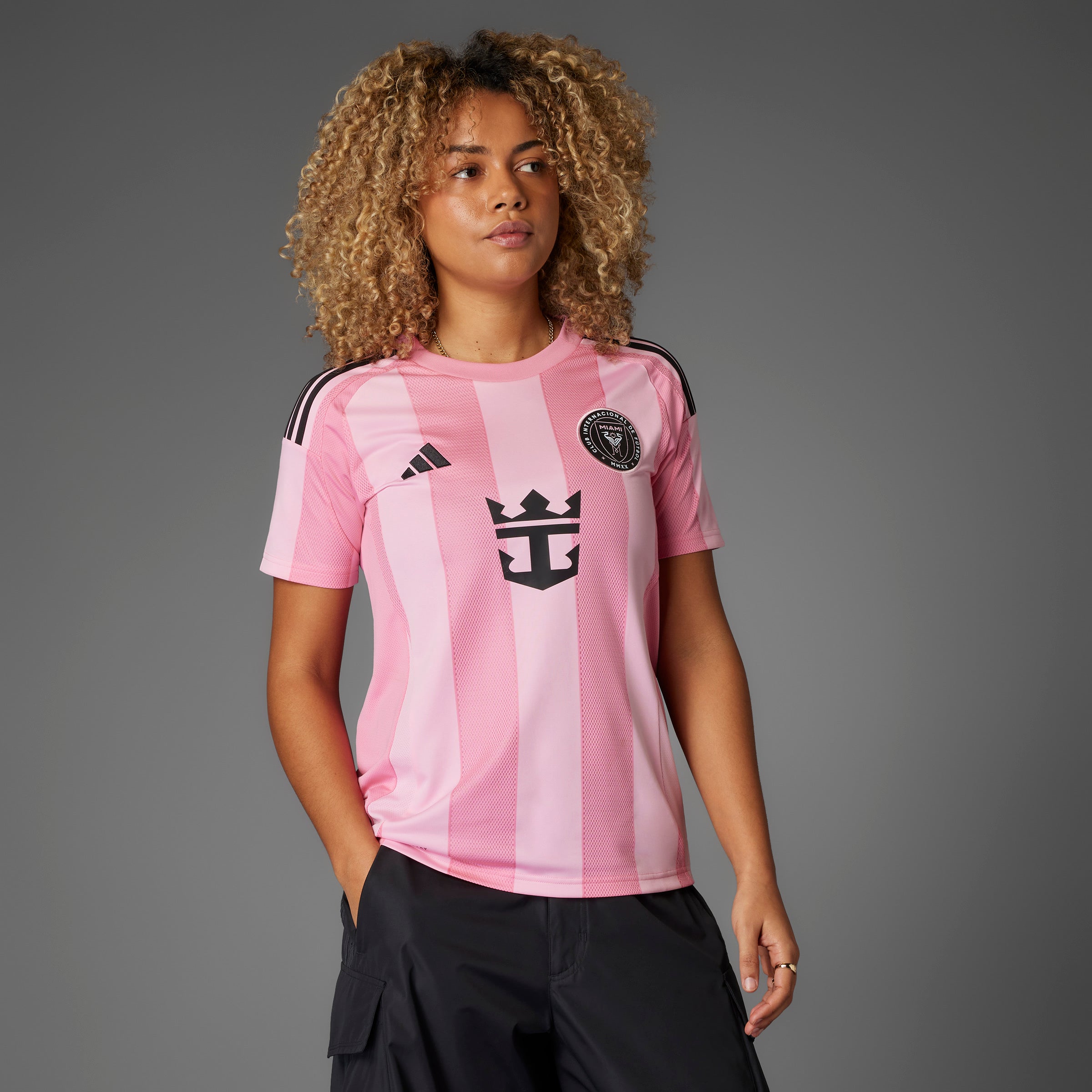 adidas Women's Inter Miami CF Messi Home Jersey 25/26 Pink