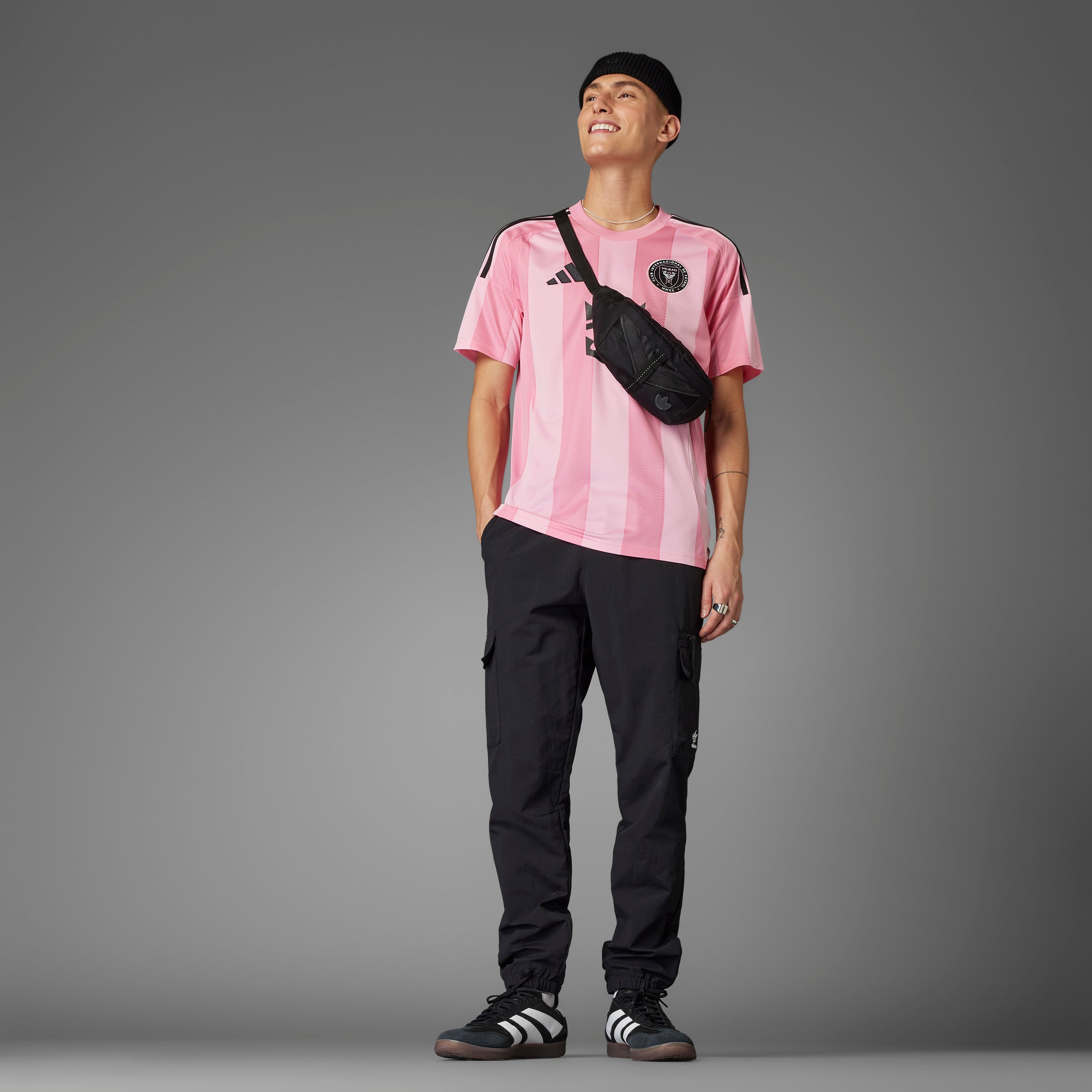 Camiseta local adidas Messi Inter Miami CF 25/26 para hombre, color rosa