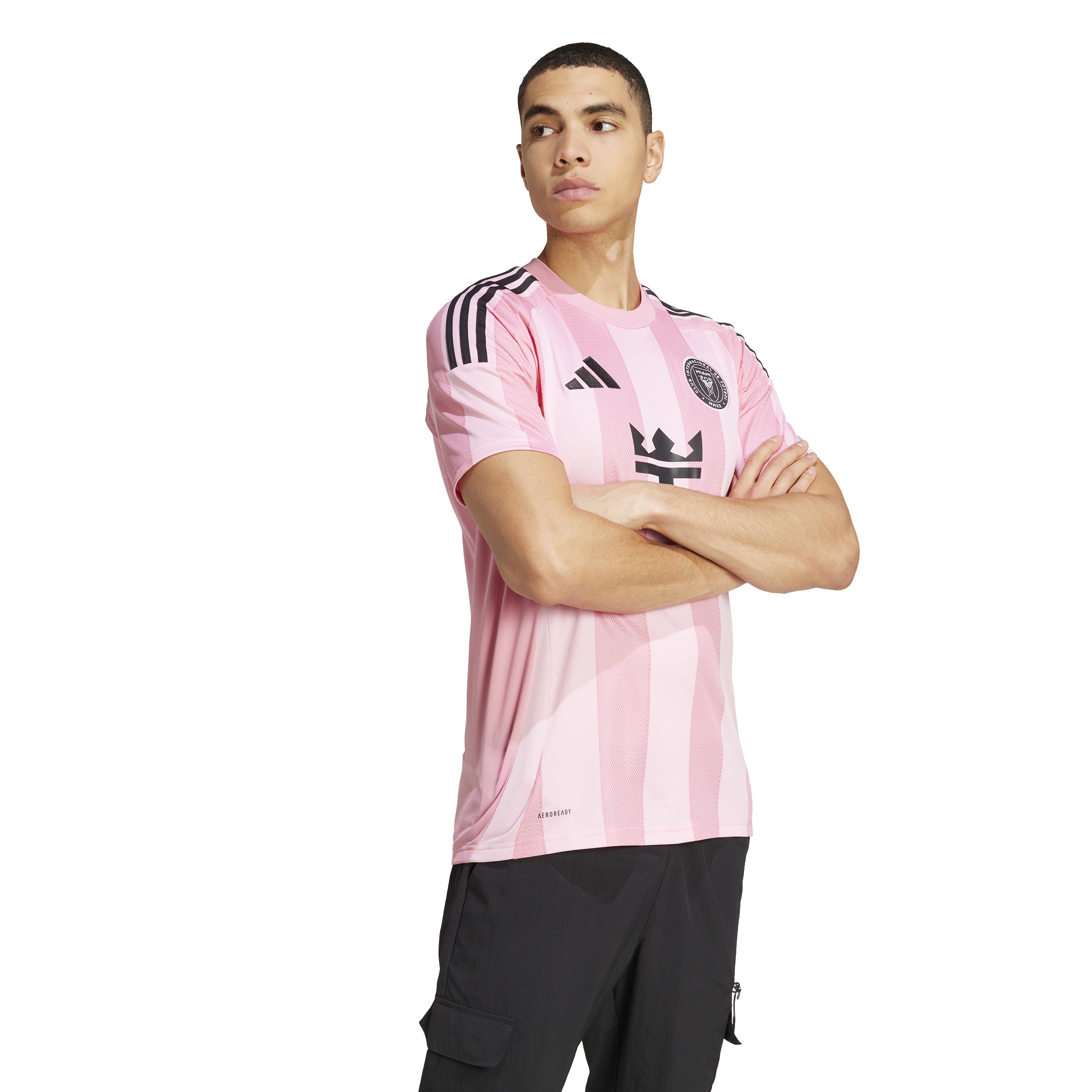 Camiseta local adidas Messi Inter Miami CF 25/26 para hombre, color rosa