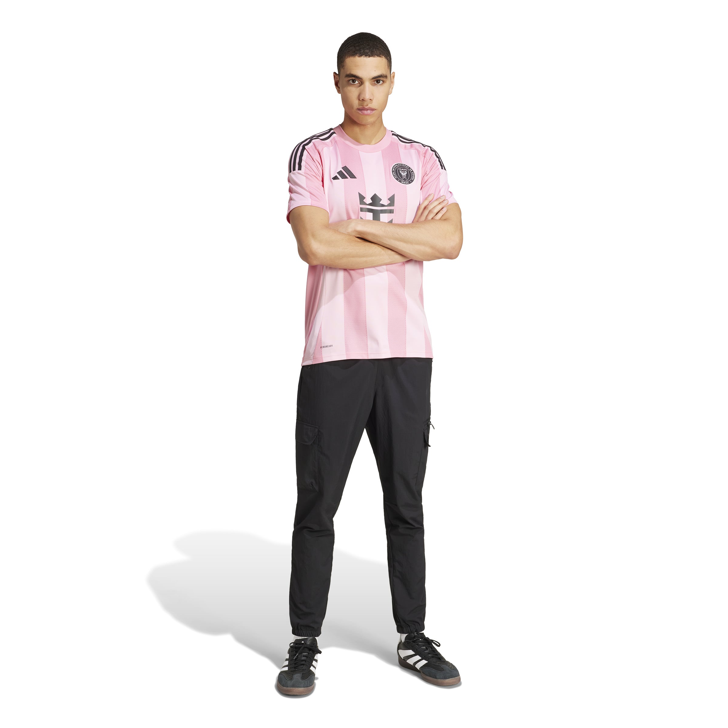 Camiseta local adidas Messi Inter Miami CF 25/26 para hombre, color rosa