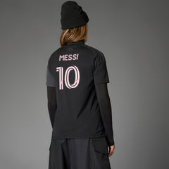 Camiseta visitante adidas Messi Inter Miami CF 24/25 para mujer, color negro