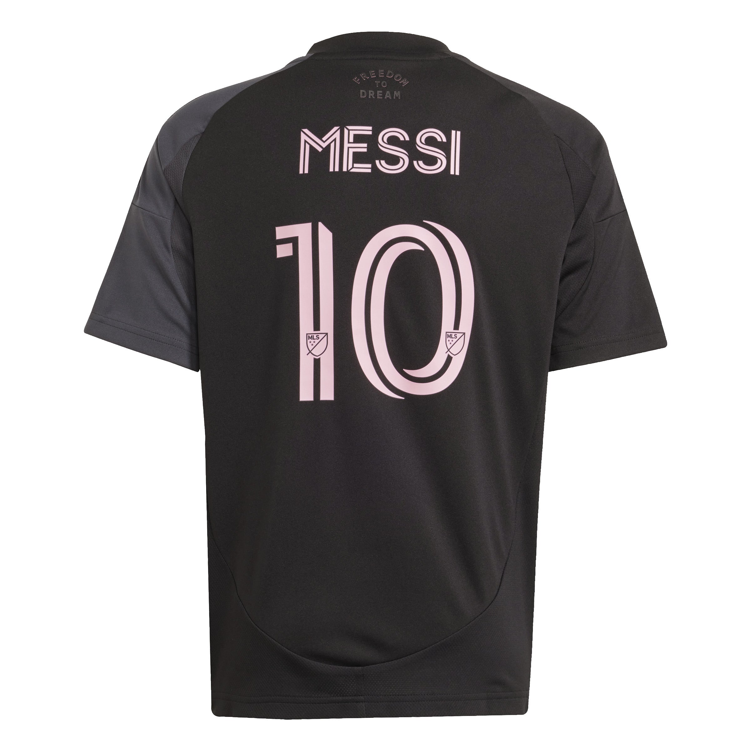 Camiseta de visitante adidas Messi del Inter Miami CF para niño 24/25 en color negro