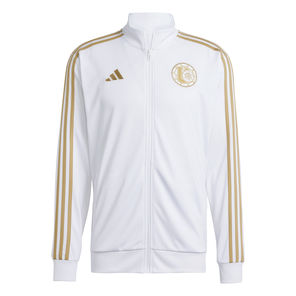 Chaqueta deportiva adidas Tigres UANL DNA color blanco