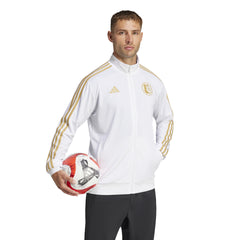 Chaqueta deportiva adidas Tigres UANL DNA color blanco