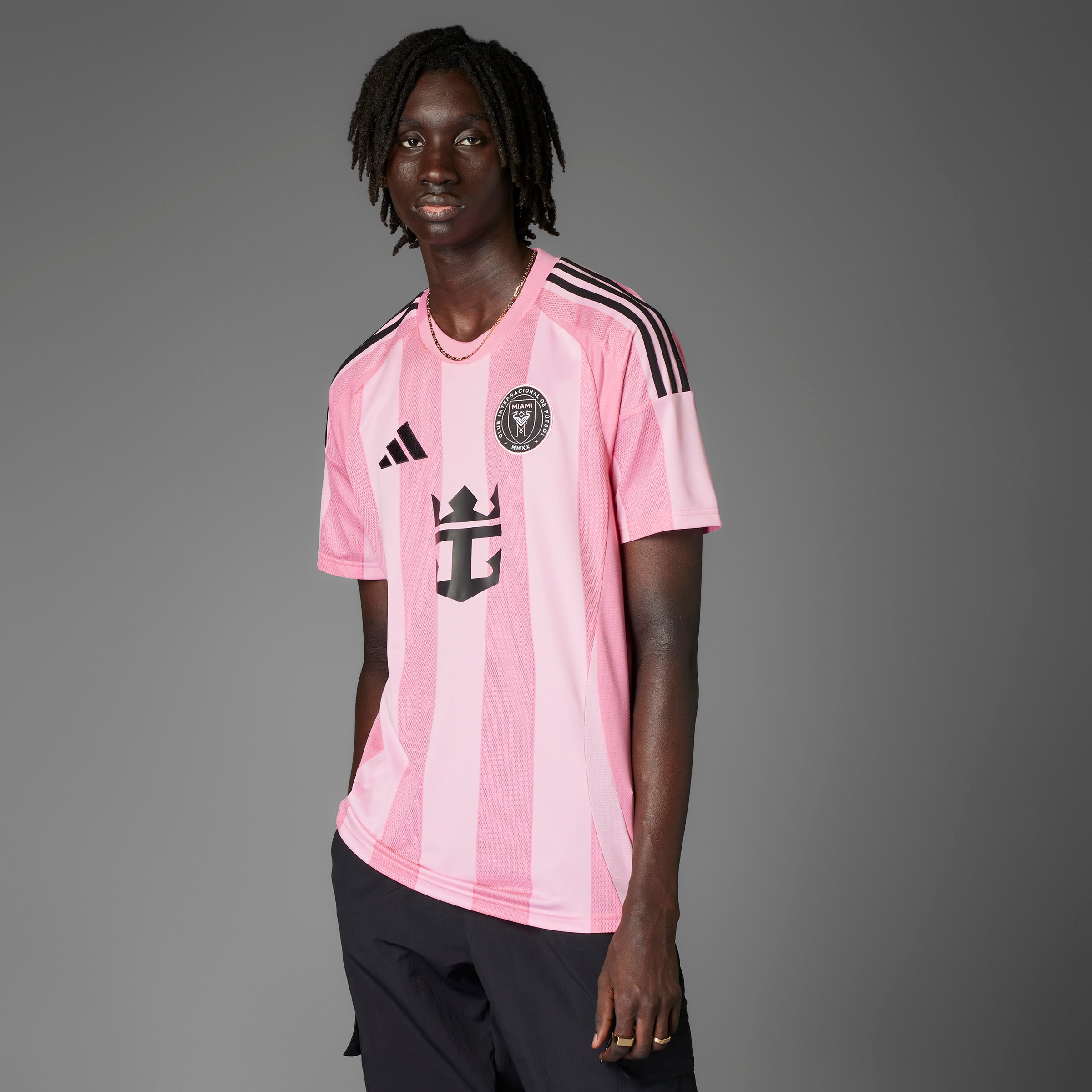 Camiseta local adidas Inter Miami CF para hombre 25/26 rosa