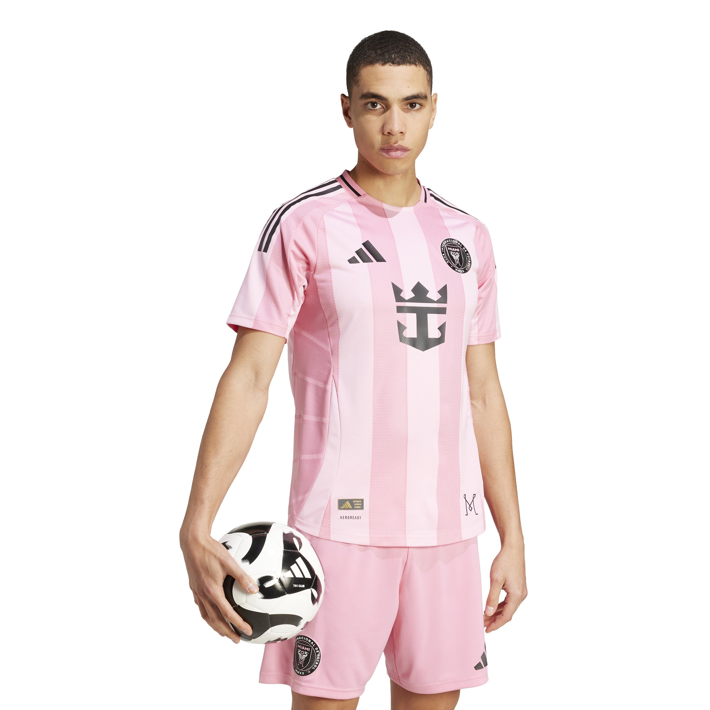 Camiseta adidas de local auténtica del Inter Miami FC para hombre 25/26 en rosa