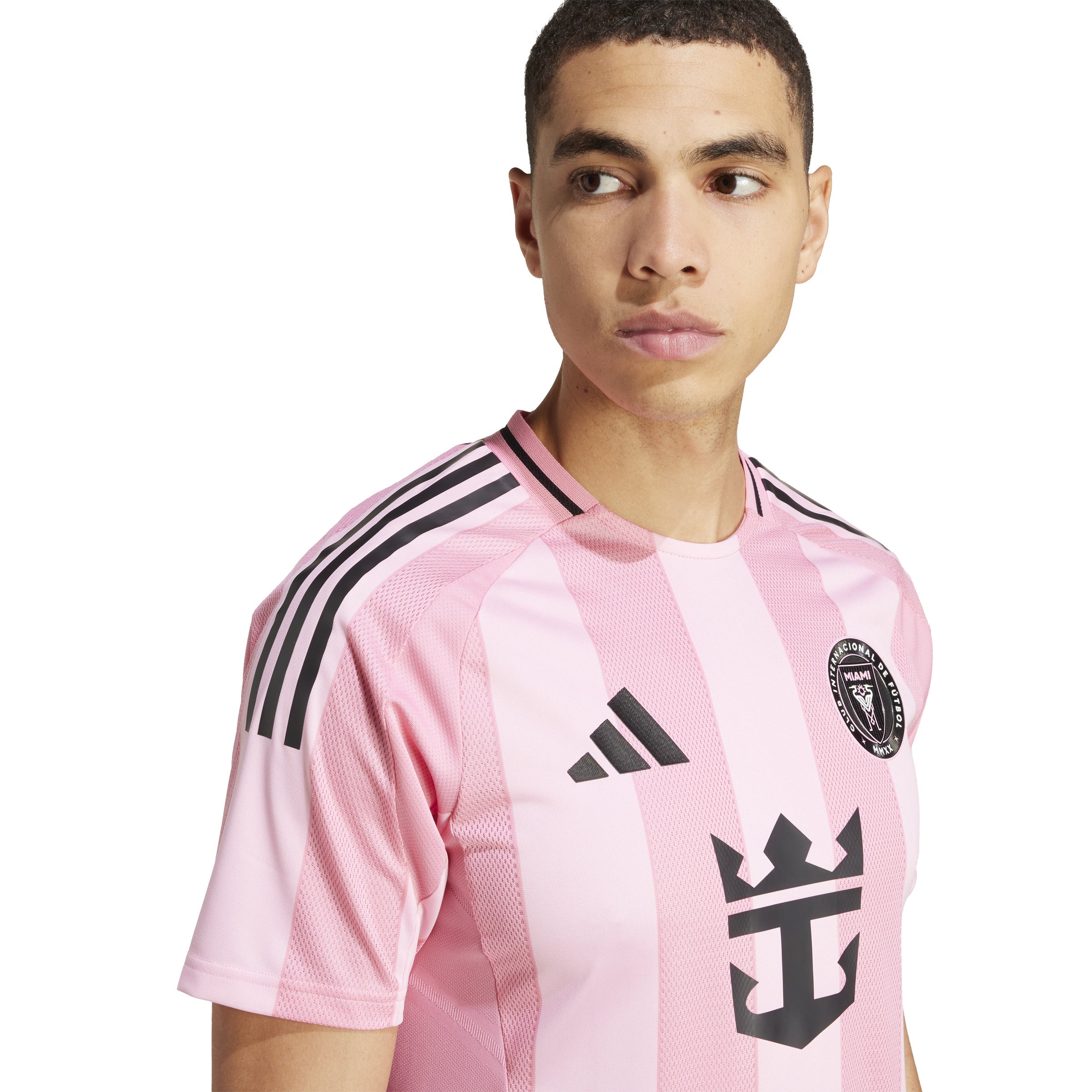 Camiseta adidas de local auténtica del Inter Miami FC para hombre 25/26 en rosa