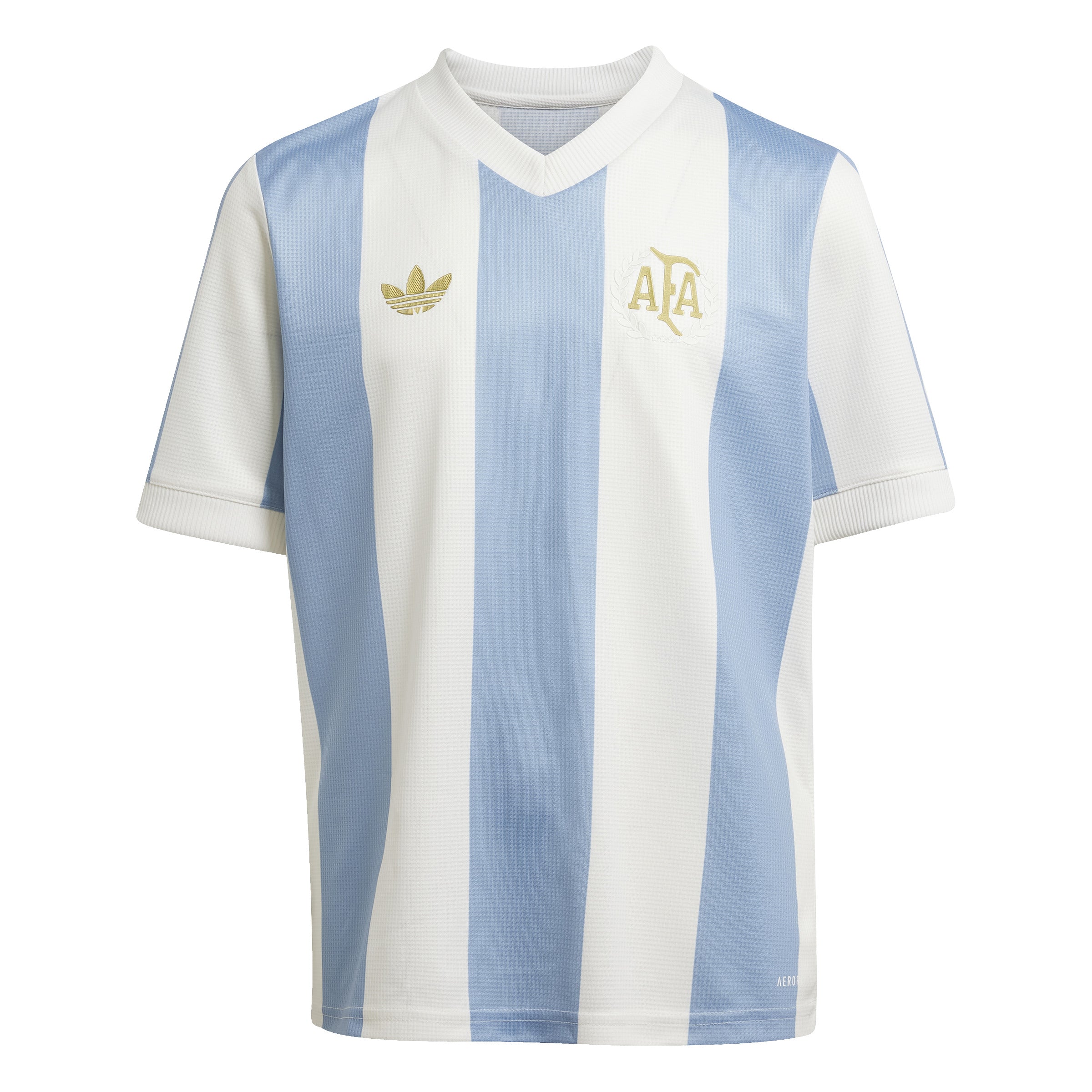 Camiseta juvenil aniversario Argentina adidas 24/25 celeste/blanco