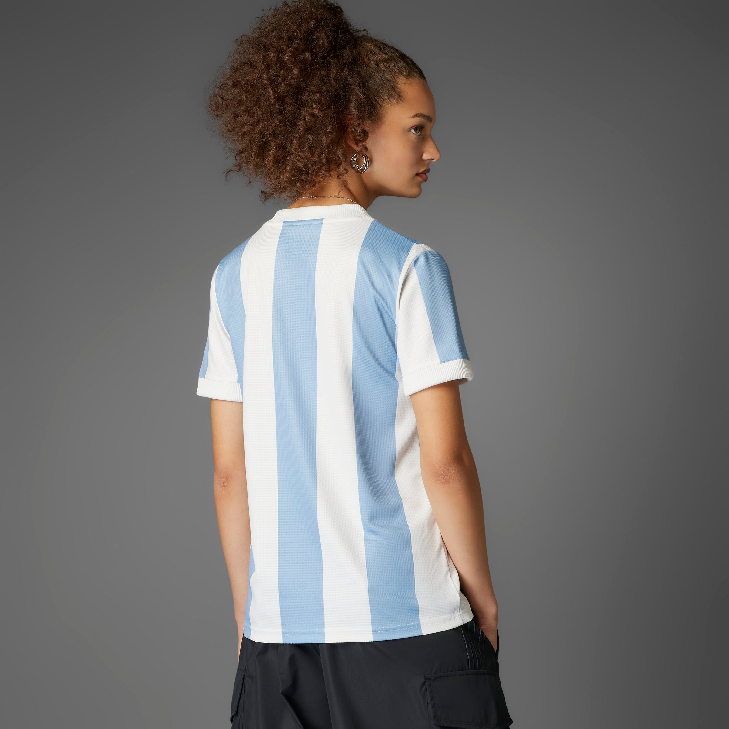 Camiseta aniversario Argentina adidas 24/25 para mujer celeste/blanco