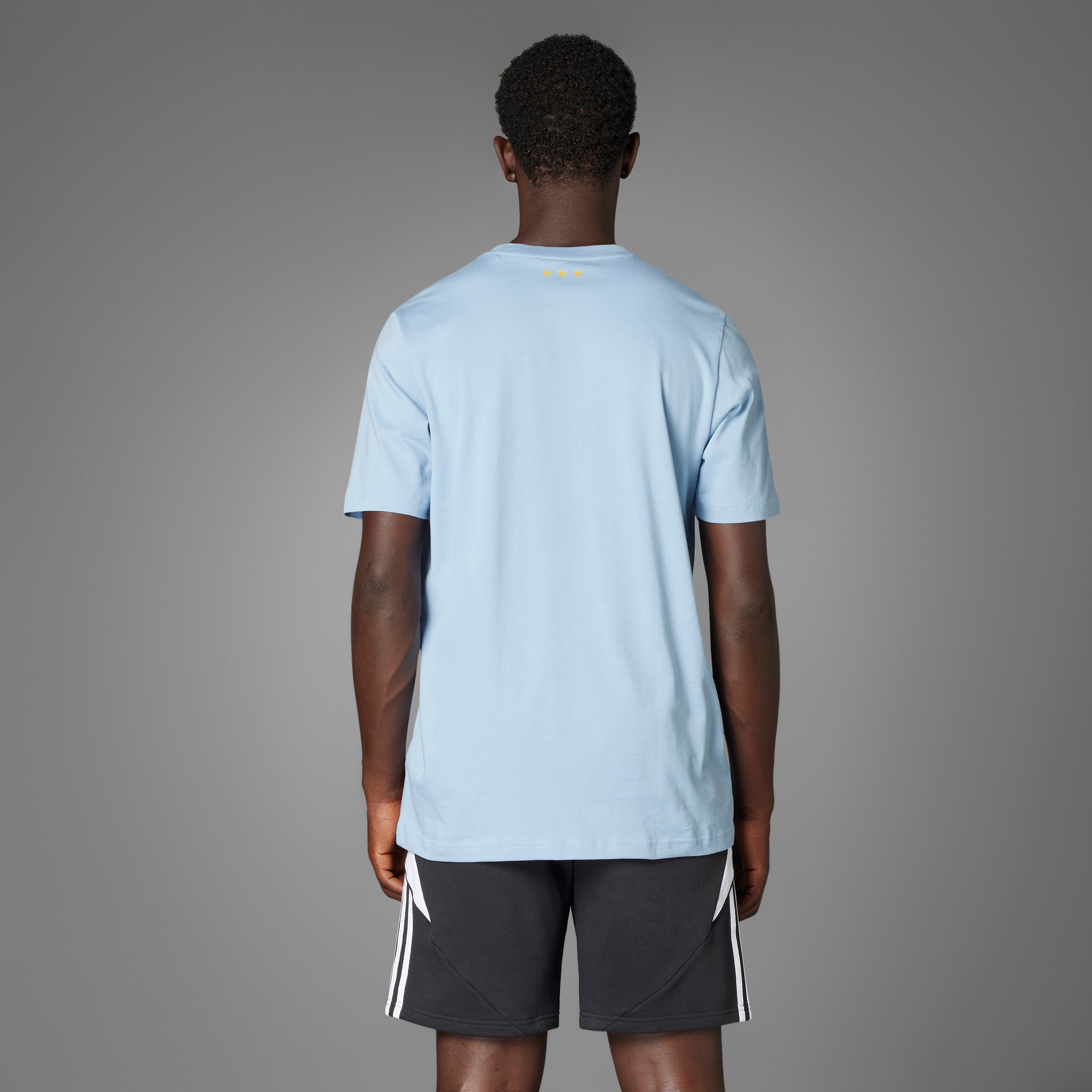 adidas Argentina Anniversary DNA T-Shirt Sky/White