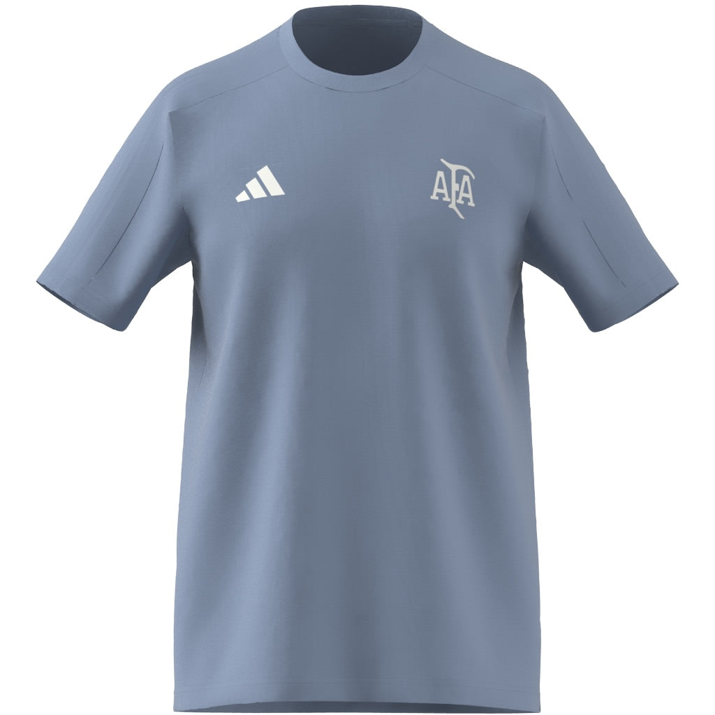 adidas Argentina Anniversary DNA T-Shirt Sky/White