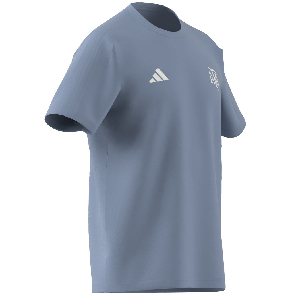 adidas Argentina Anniversary DNA T-Shirt Sky/White