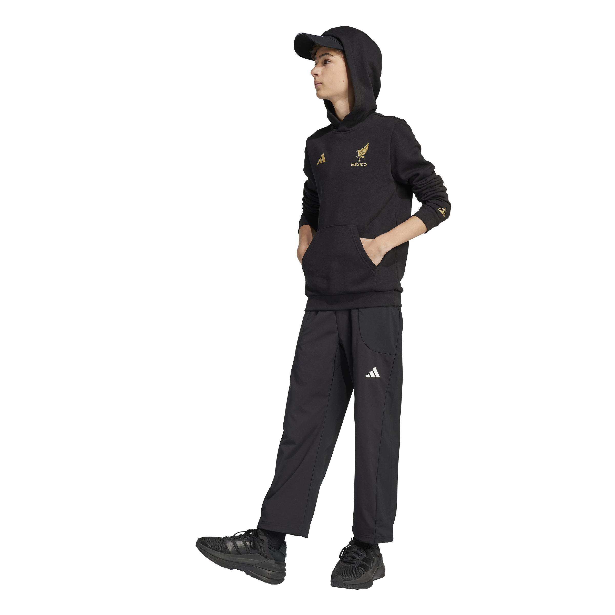 adidas Mexico Gold DNA Hoodie Kids Black/Gold – Best Buy Soccer