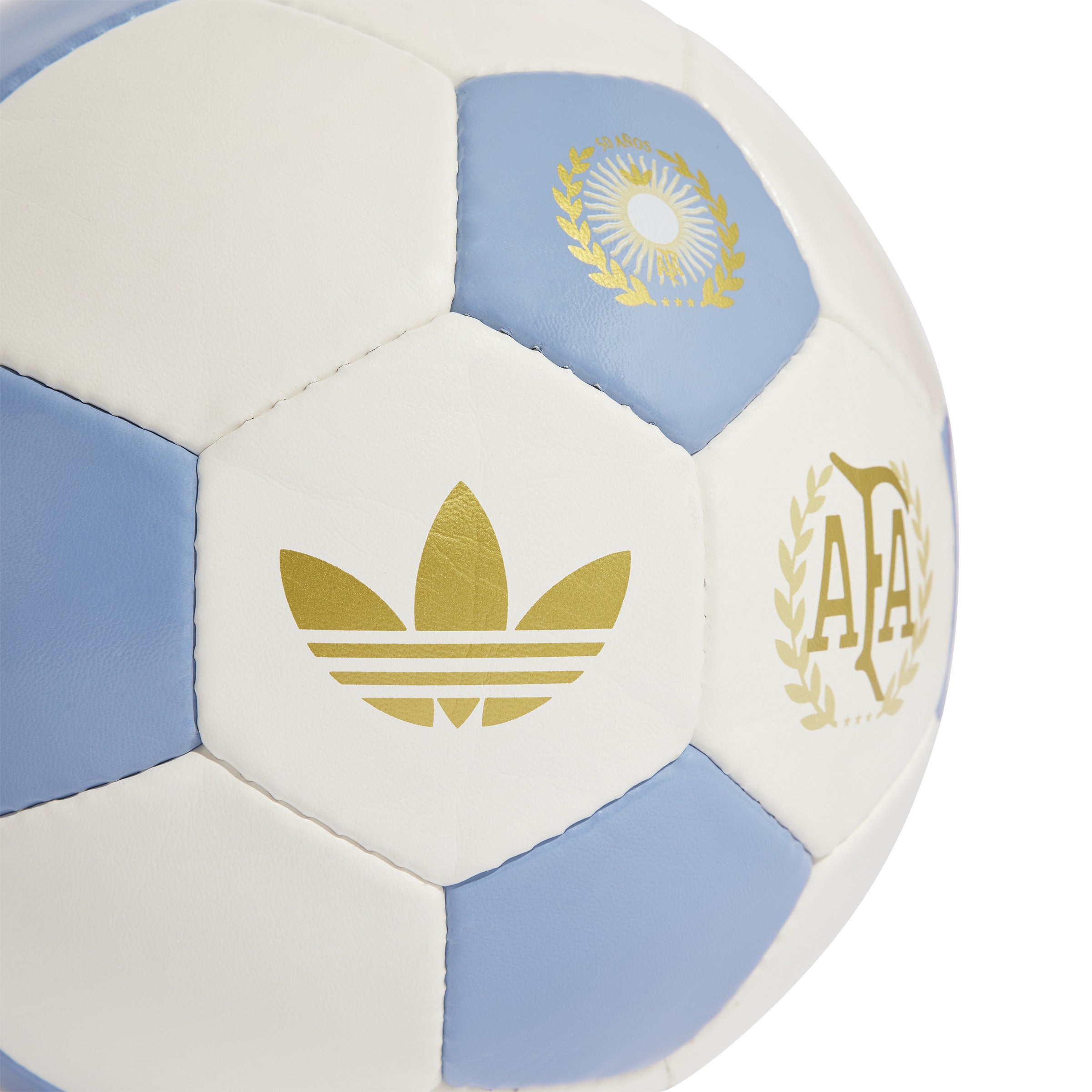 Balón aniversario adidas Argentina blanco/cielo