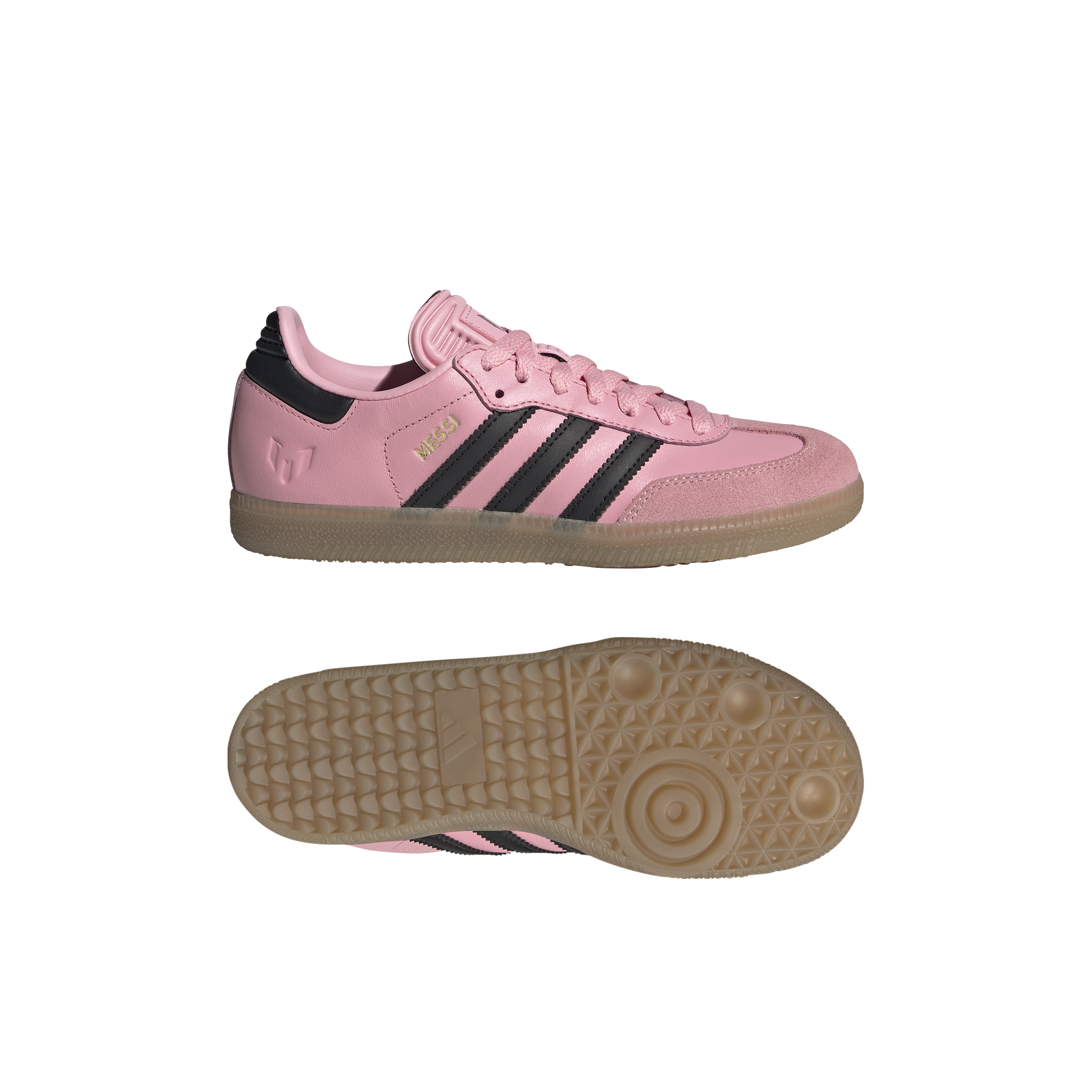 adidas Samba Messi Boots Junior Indoor Pink/Black