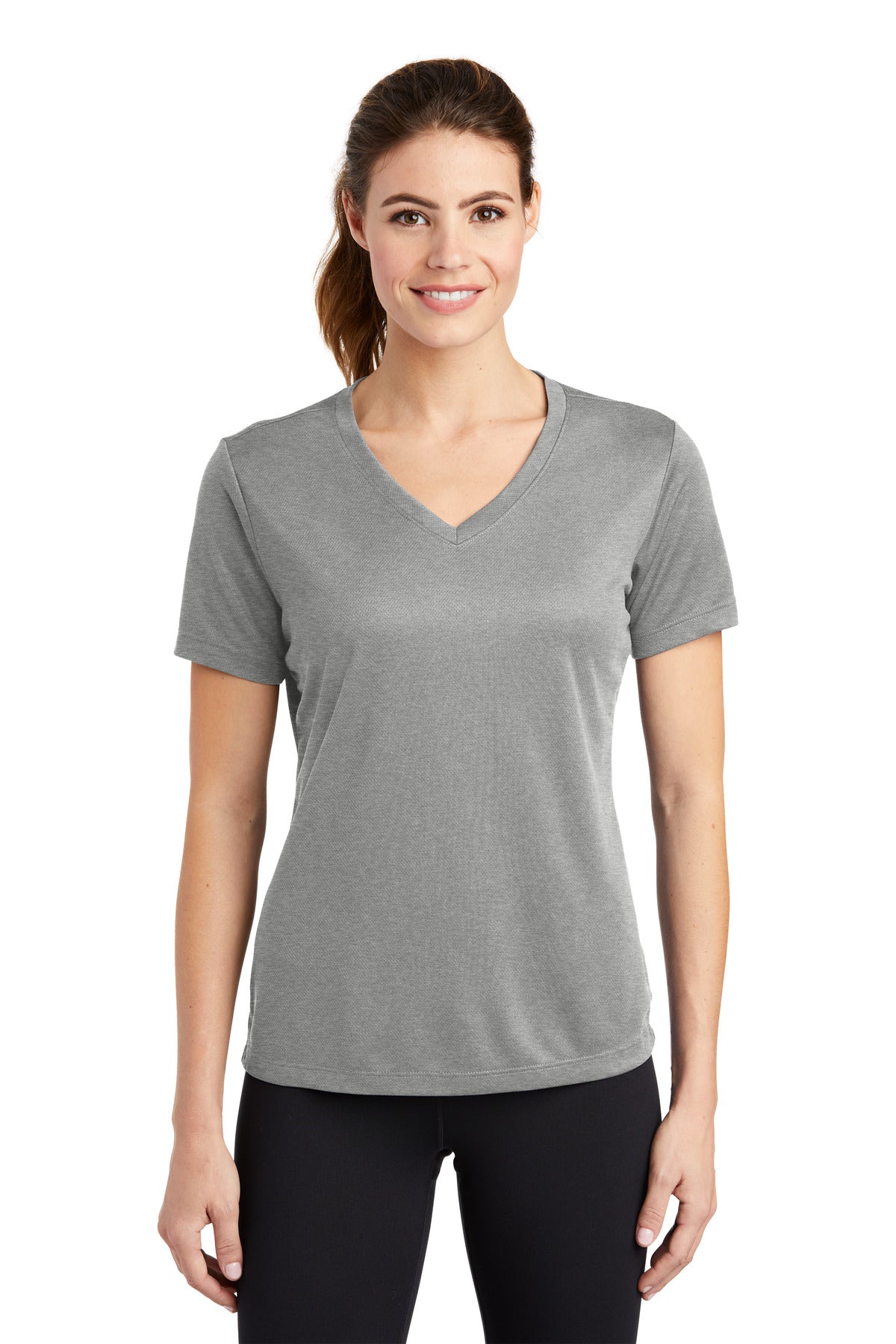 Sport-Tek ®  Women's PosiCharge ®  RacerMesh ®  V-Neck Tee. LST340