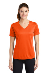 Sport-Tek ®  Women's PosiCharge ®  RacerMesh ®  V-Neck Tee. LST340