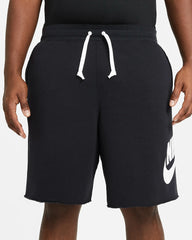 Nike Sportswear Alumni Men's Terry Shorts Black/White