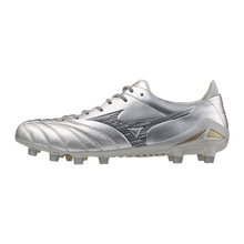 Mizuno Morelia Neo IV Elite FG Firm Ground Silver/Gold