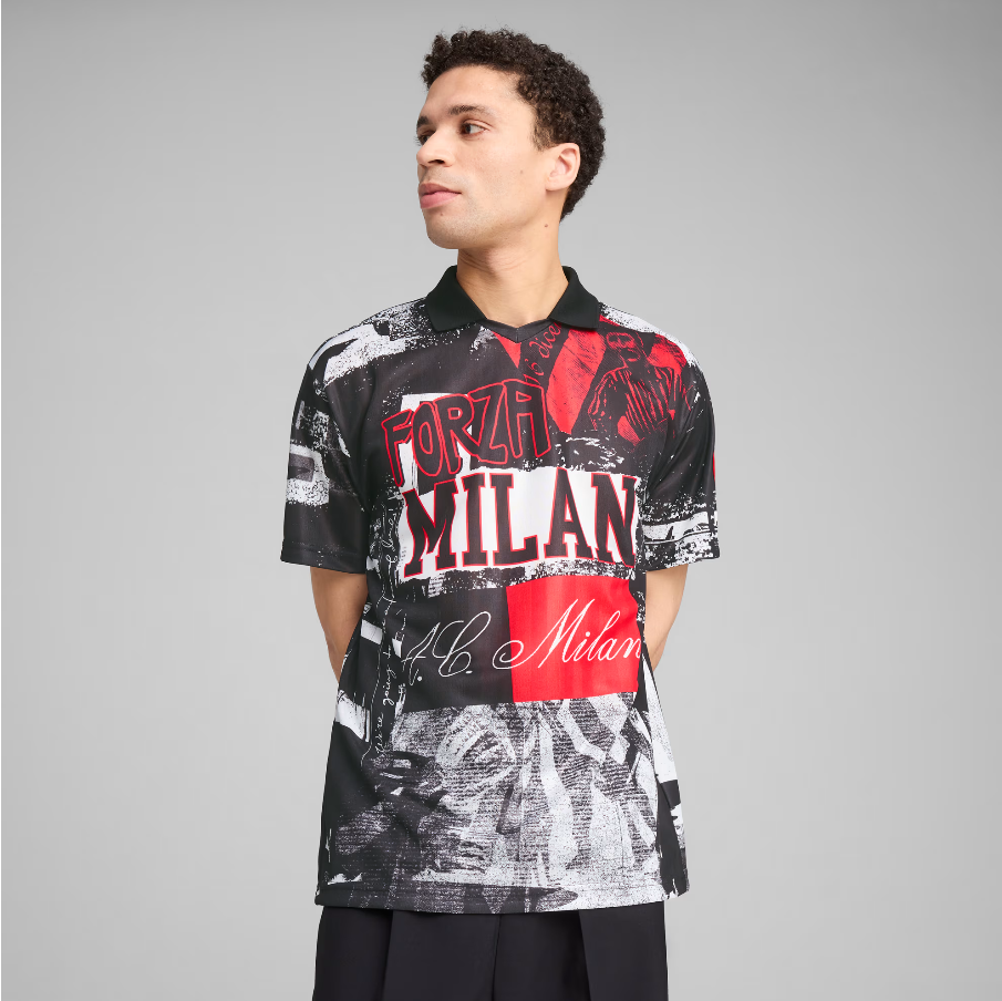 Camiseta retro PUMA AC Milan Ftblnrgy+ roja