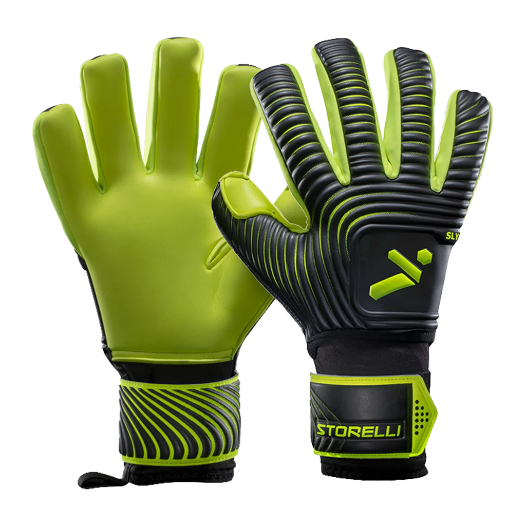 Storelli Silencer Sly Goalkeeper Gloves Black/Green