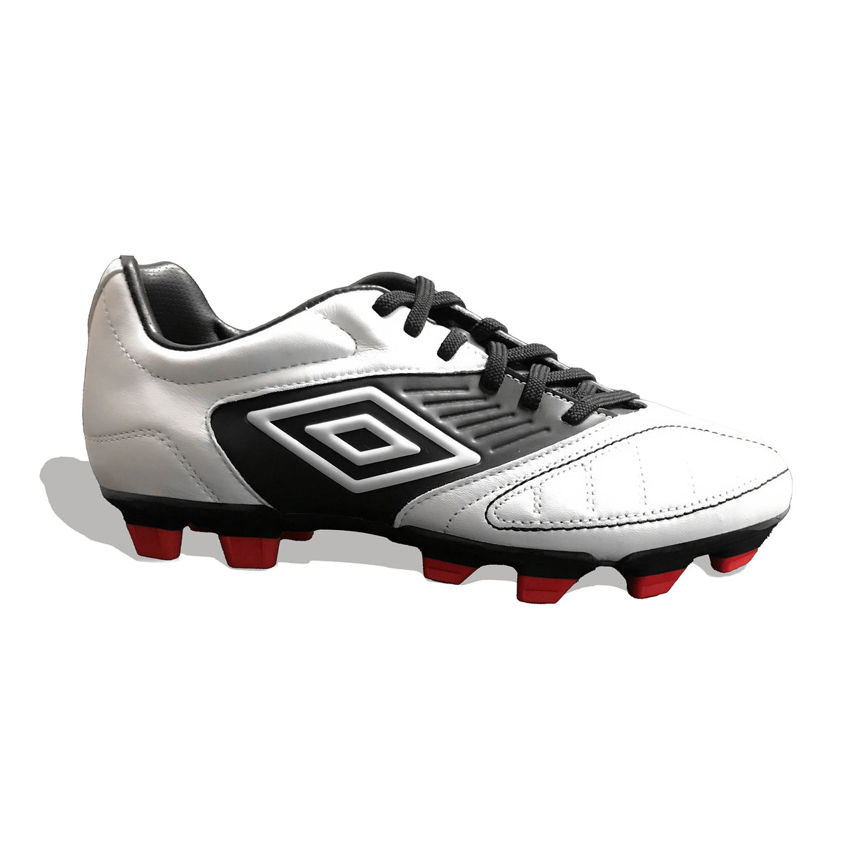 Umbro Geometra Premier FG Firm Ground football Boots White/Black/Red