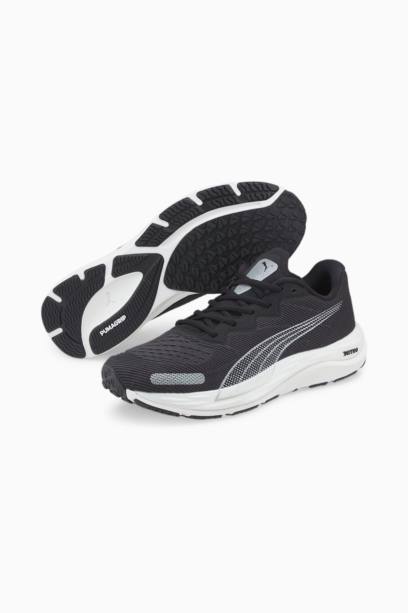 PUMA Velocity NITRO 2 Running Shoes Black/White