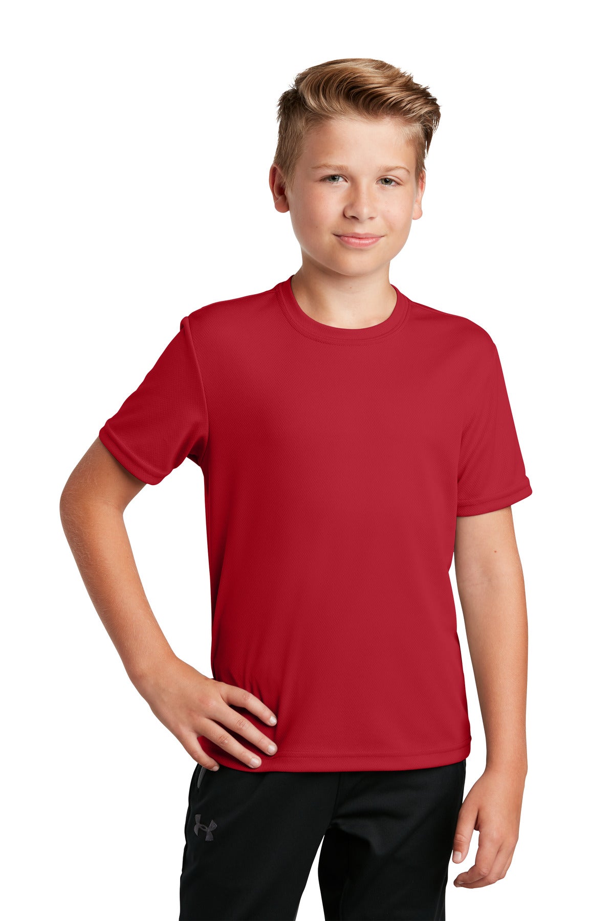 Sport-Tek ®  Youth PosiCharge ®  RacerMesh® Tee. YST340