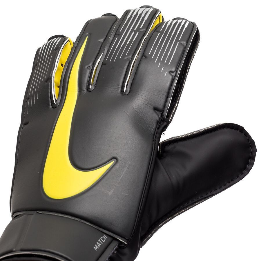 Nike Match Goalkeeper Gloves Anthracite/Black/Yellow