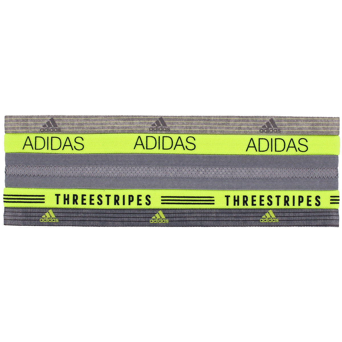 adidas Creator Plus Hairband 5-Pack - Yellow/Grey