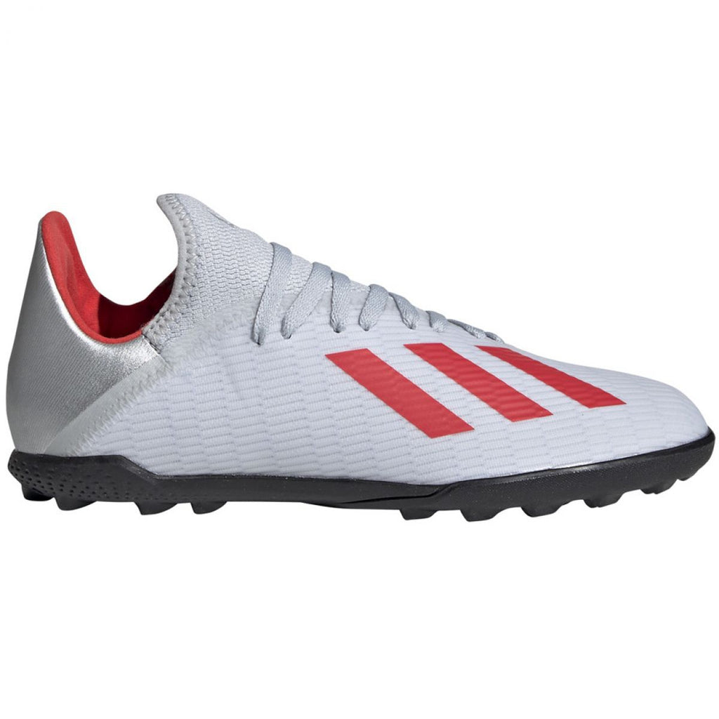 adidas Kid s X Tango 19.3 TF J Silver Metallic High Risk Red Best Buy Soccer