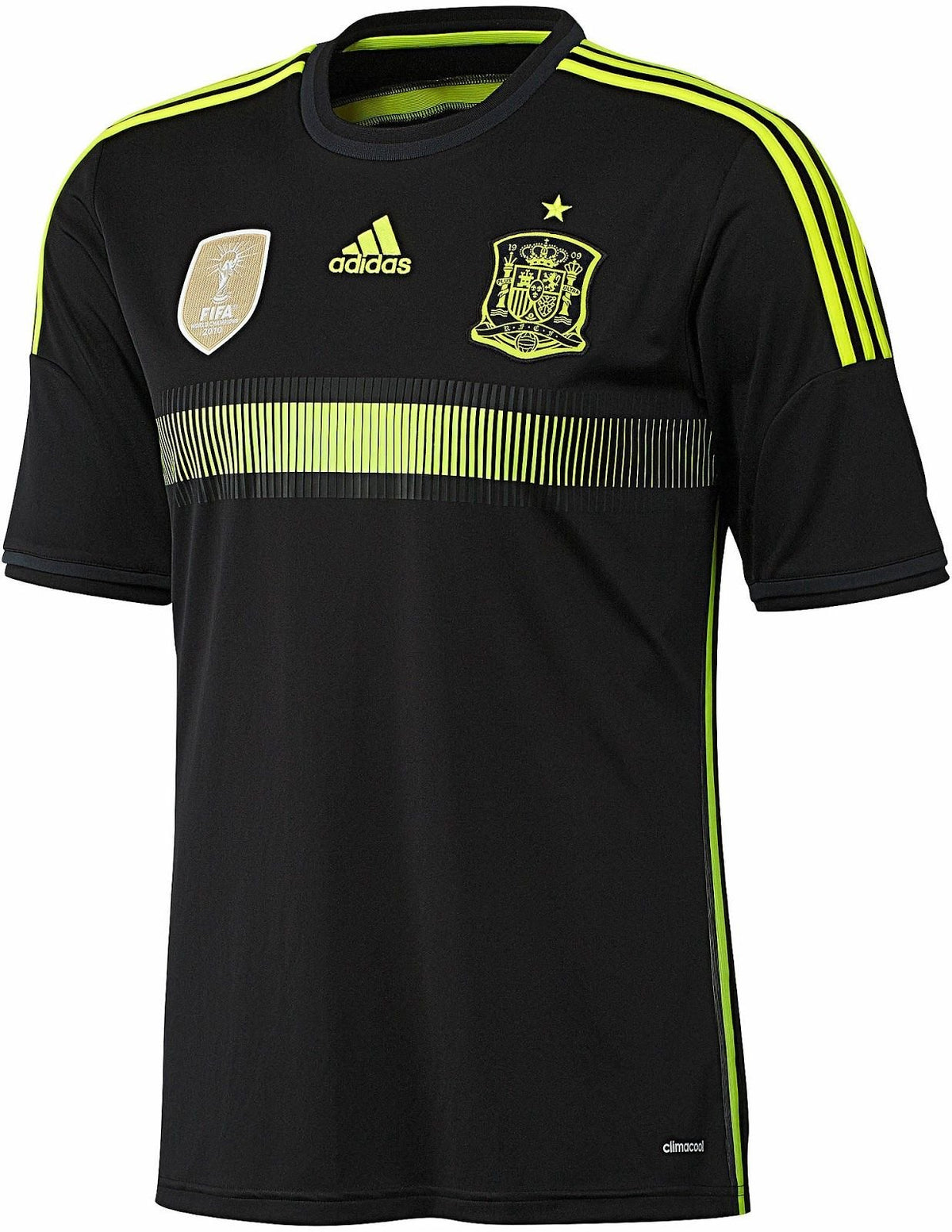 adidas Spain Away Jersey 14 Black/Yel