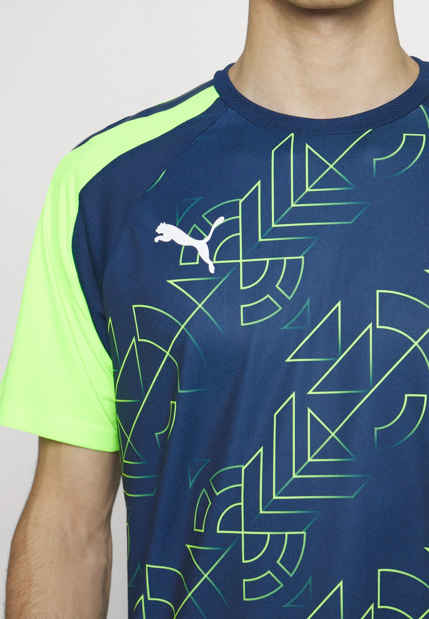 PUMA TeamLIGA Graphic Jersey Persian Blue Pro Green