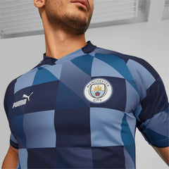 PUMA Manchester City Pre-Match Jersey Light Blue/Navy