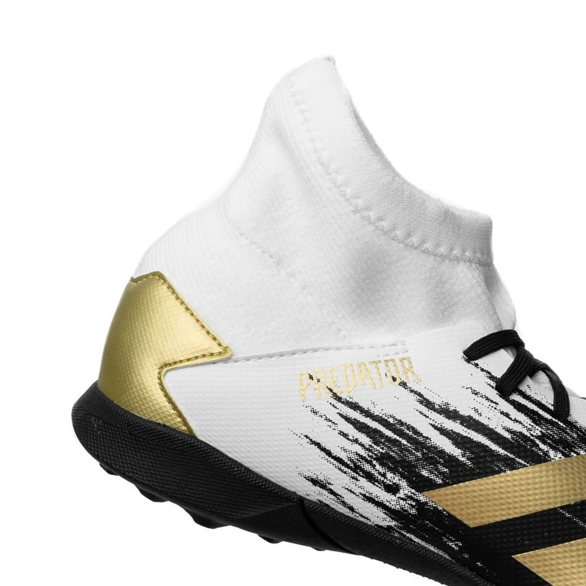 adidas Kid's Predator 20.3 TF J White/Gold Metallic/Core Black