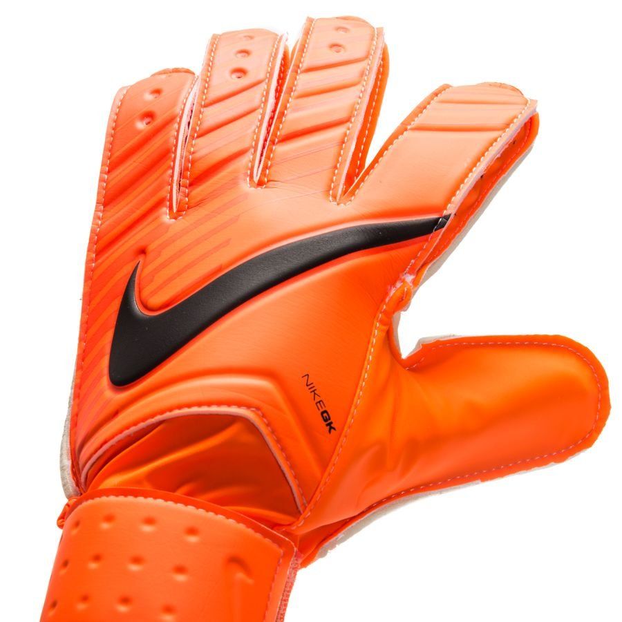 Guantes de portero Nike Match en color naranja y carmesí