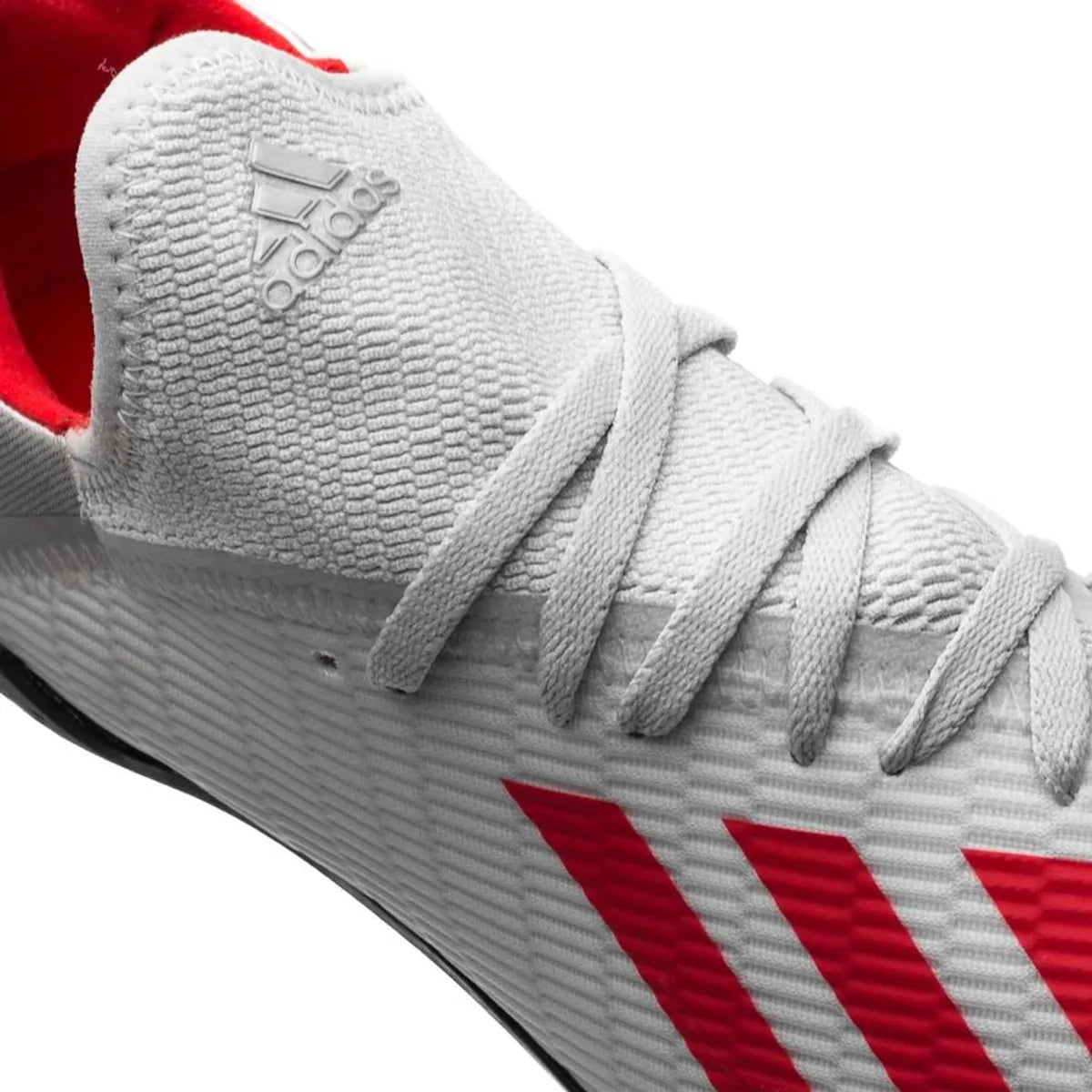 adidas Kid's X Tango 19.3 TF J Silver Metallic/High Risk Red