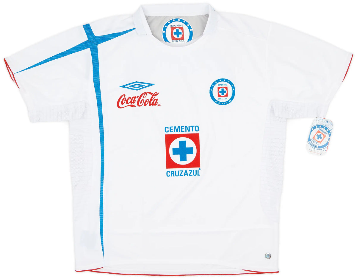 Umbro Cruz Azul Away Jersey 2007/2008 White