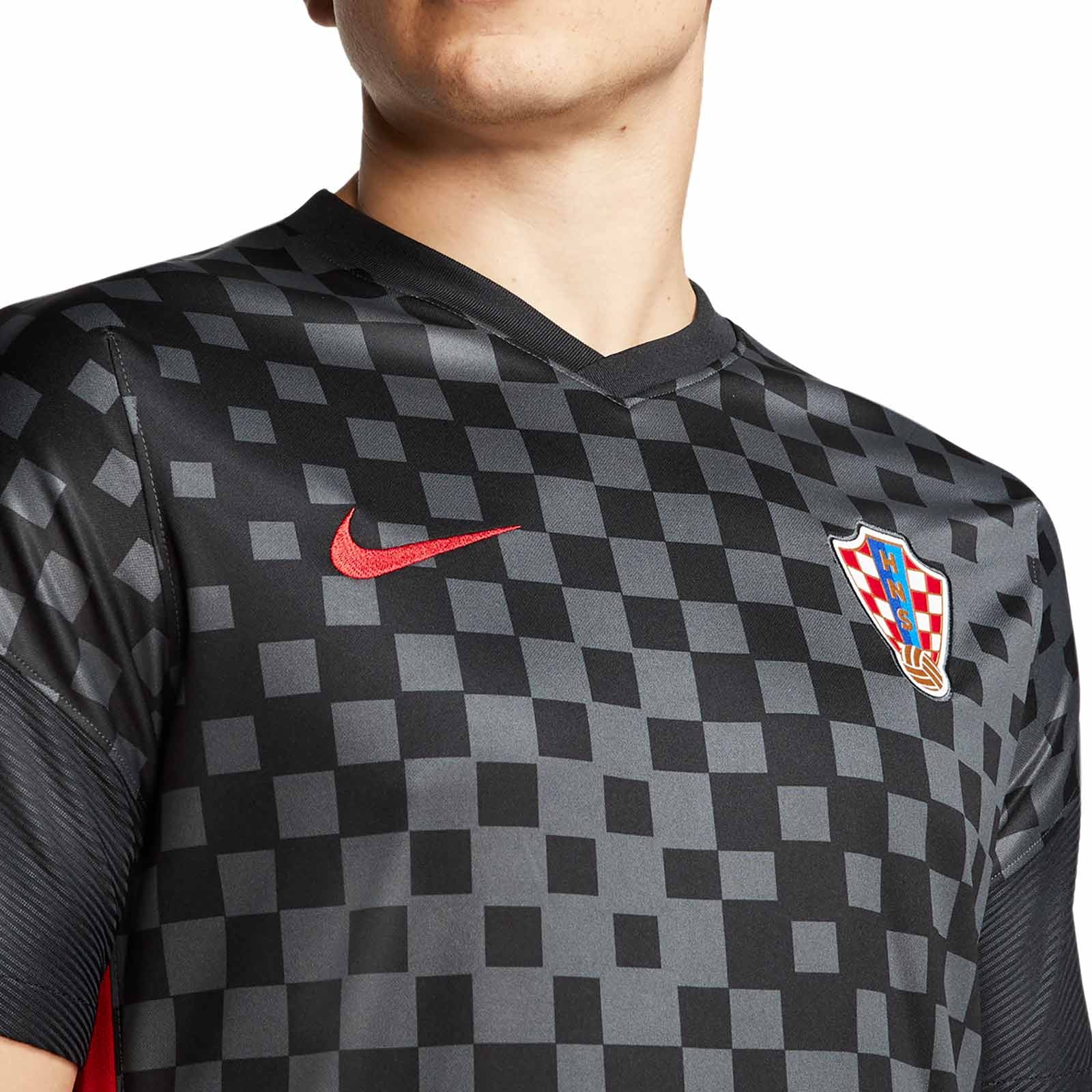 Nike Croatia National Team Away Jersey 2020-2021 - Dark Gray